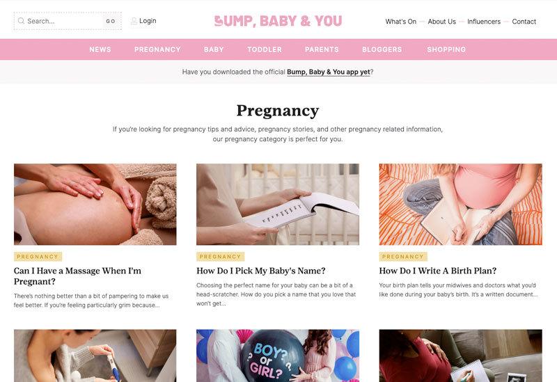 Bump, Baby & You Browser Image