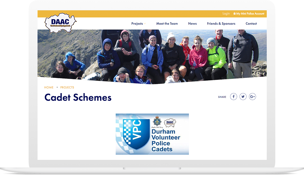 Durham Agency Against Crime Laptop Image