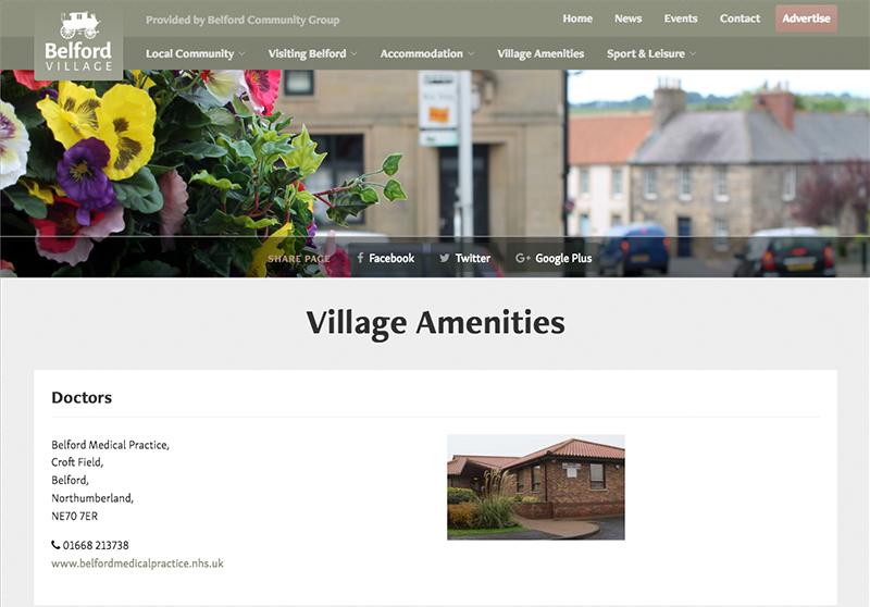Belford Village Browser Image