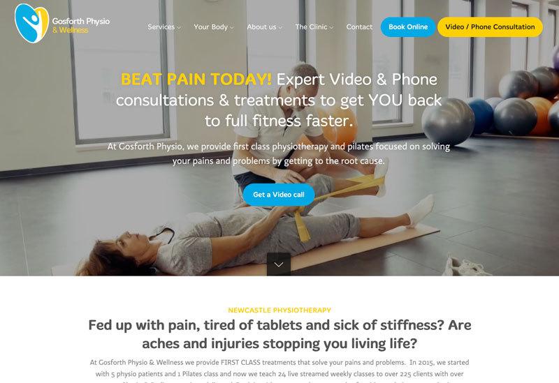 Gosforth Physio Browser Image