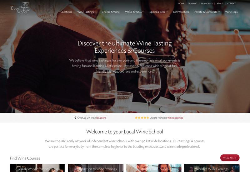 Local Wine School Browser Image