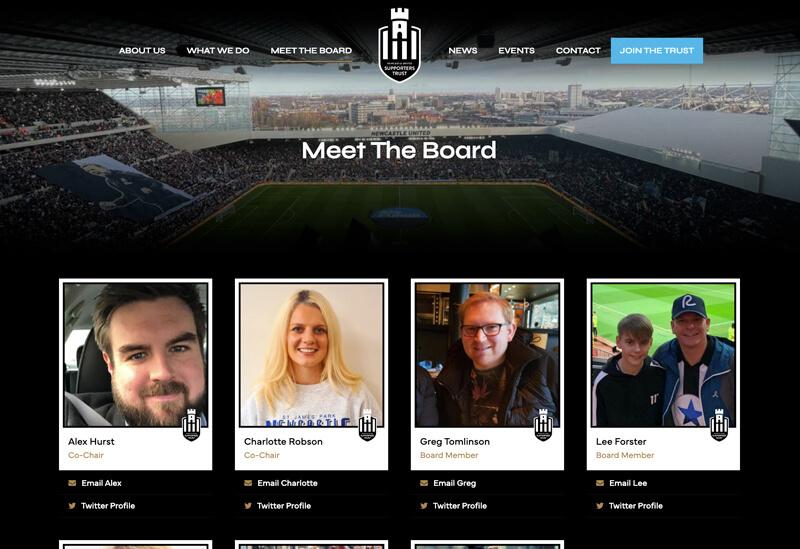 Newcastle United Supporters Trust Browser Image