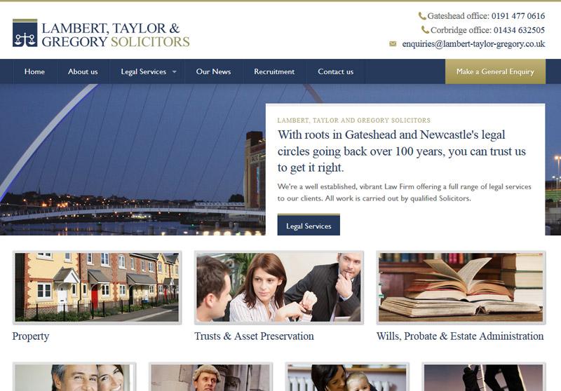 Lambert, Taylor and Gregory Solicitors Laptop Image