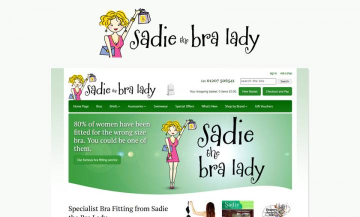 Sadie the Bra Lady has a new web site