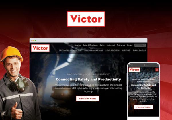 Website for electrical connector manufacturer - Victor Products Ltd ...
