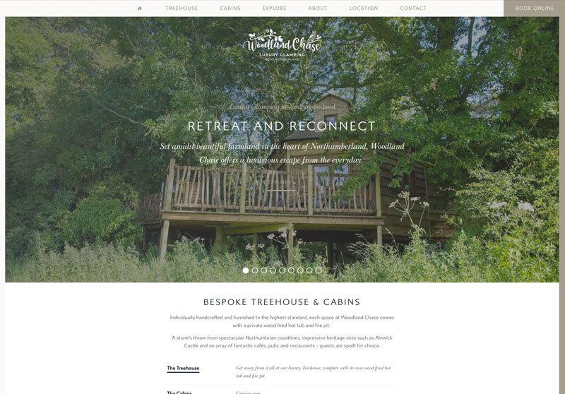 Woodland Chase Glamping Browser Image