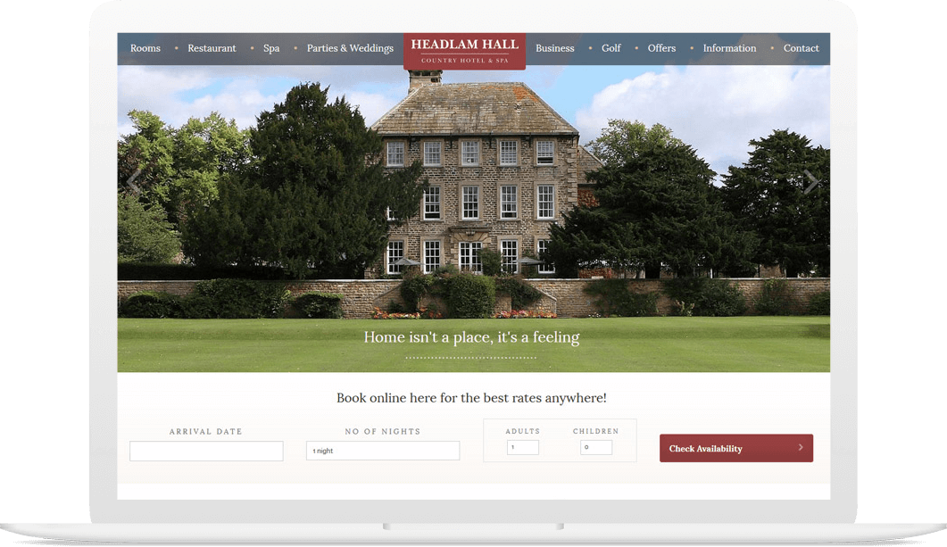 Headlam Hall Laptop Image