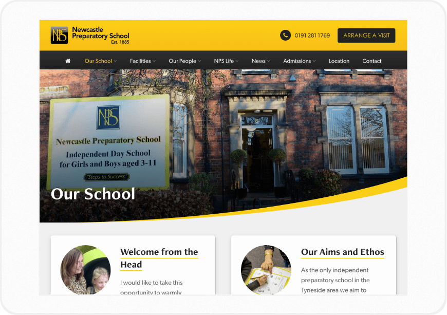 Newcastle Preparatory School Laptop Image