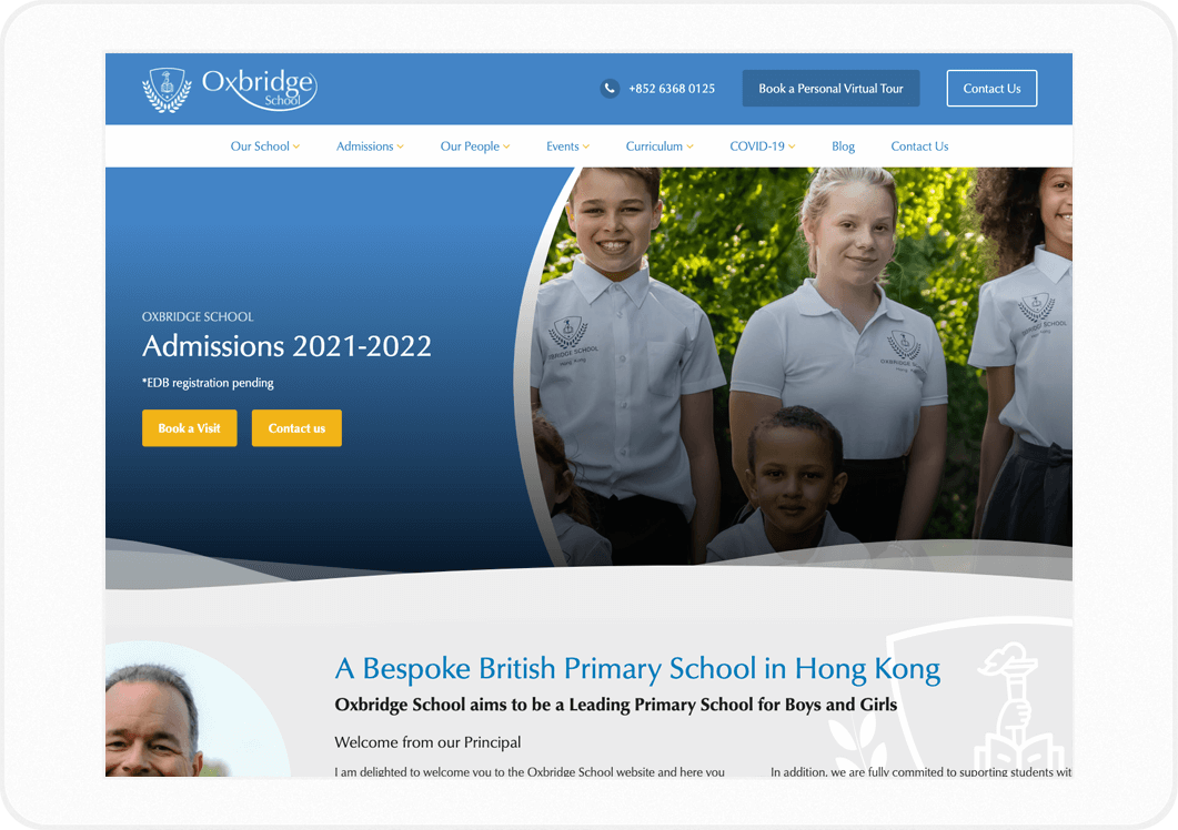 Oxbridge School Laptop Image