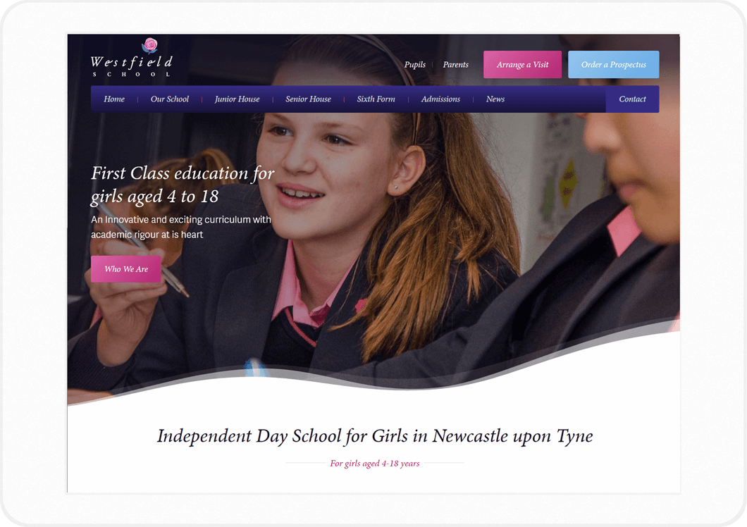 Westfield Girls School Laptop Image