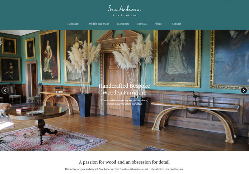 Sam Anderson Fine Furniture Browser Image