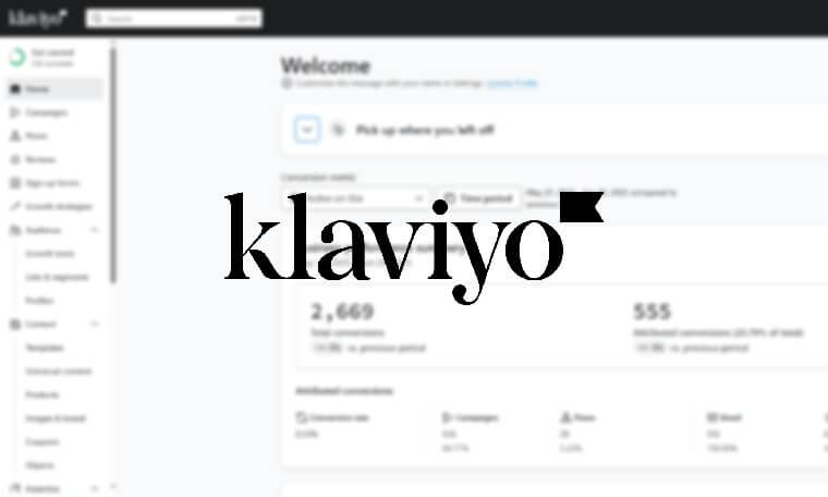 klaviyo dashboard