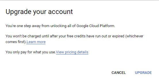 Upgrade Your Account Upgrade Your Account